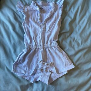 Ralph Lauren White Kids One Piece Bodysuit